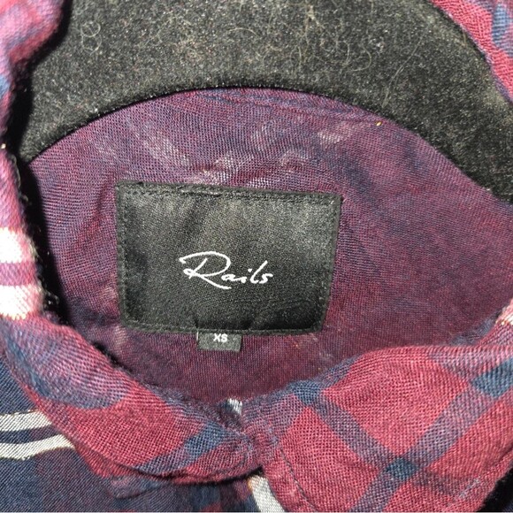 Rails Plaid Button Down Ladies Shirt - Picture 8 of 14